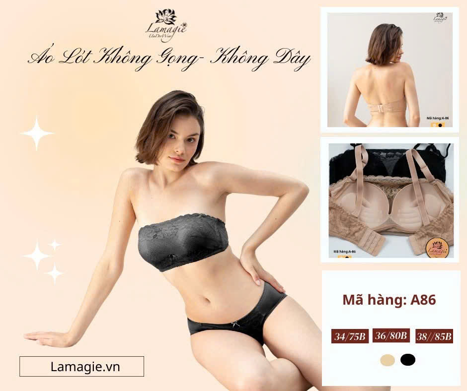 Áo ngực không gọng A68 Lamagie
