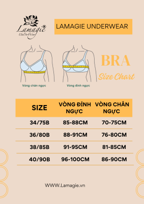 hướng dẫn đo size áo Lamagie