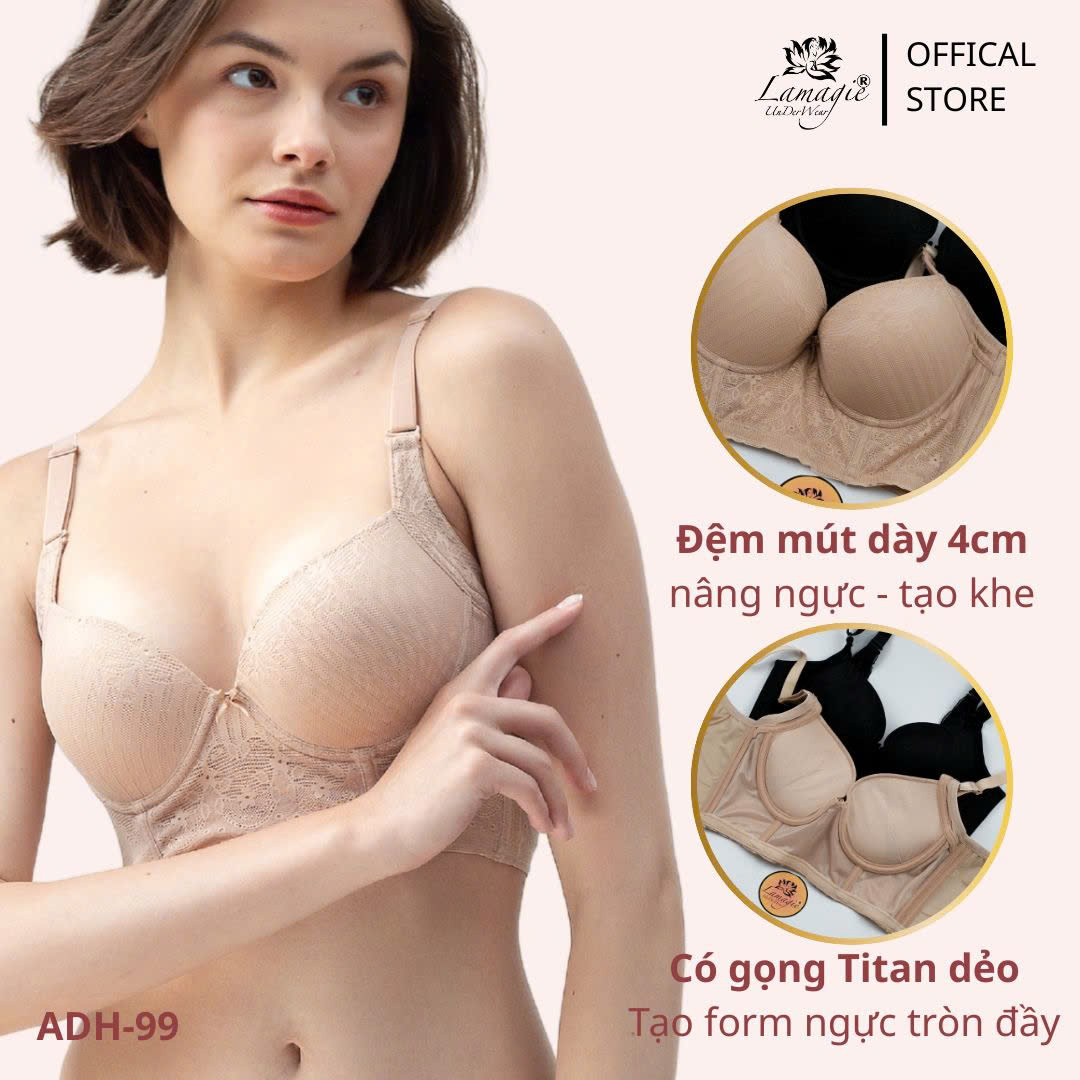 Áo ngực bản to nâng ngực Lamagie - ADH99