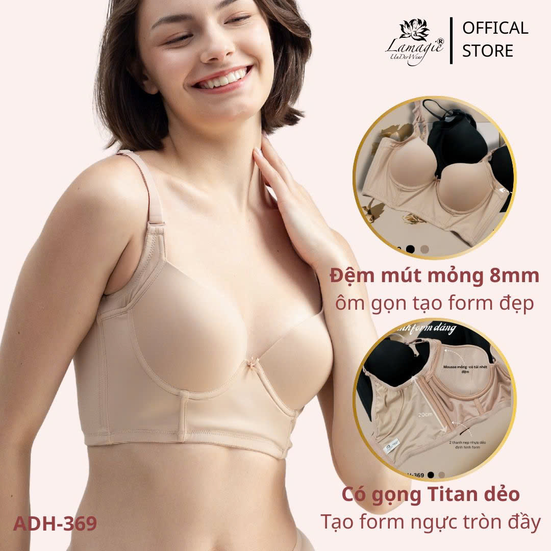 Áo ngực lưng cao che mỡ Lamagie - ADH369