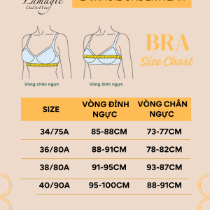 HƯỚNG DẪN CHỌN SIZE ÁO LAMAGIE
