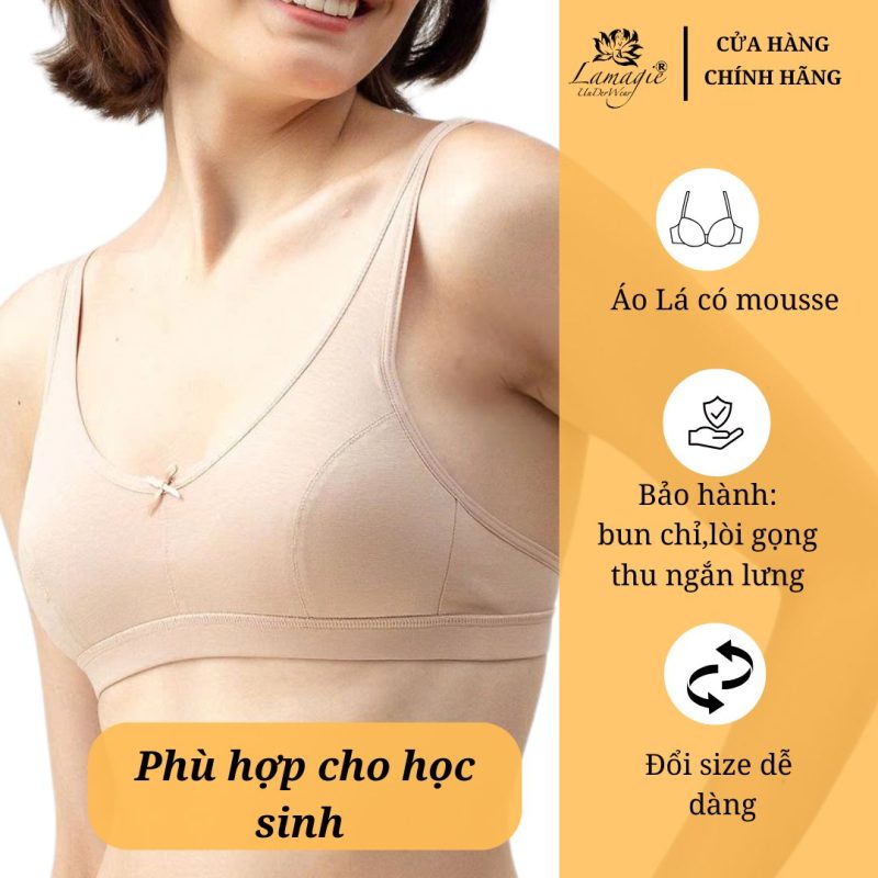 áo lá học sinh AL_156 Lamagie