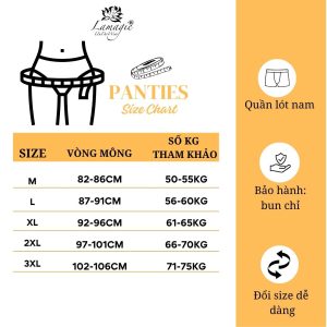hướng dẫn chọn size quần nam Lamagie